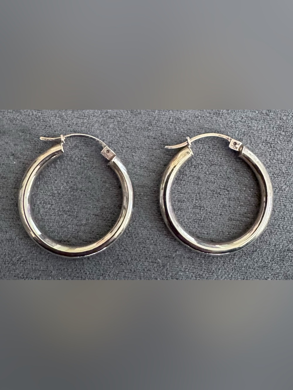 Classic 10k Gold Hoop Earrings - Women Jewelry